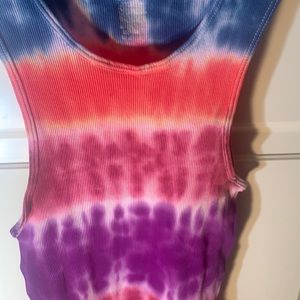 Tie-Dye Tank Top Woman's Size Large